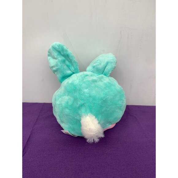 Made for Walgreen 7 inch Reversible Bunny Plush Animal Pink with Hearts, Green W - Picture 4 of 12
